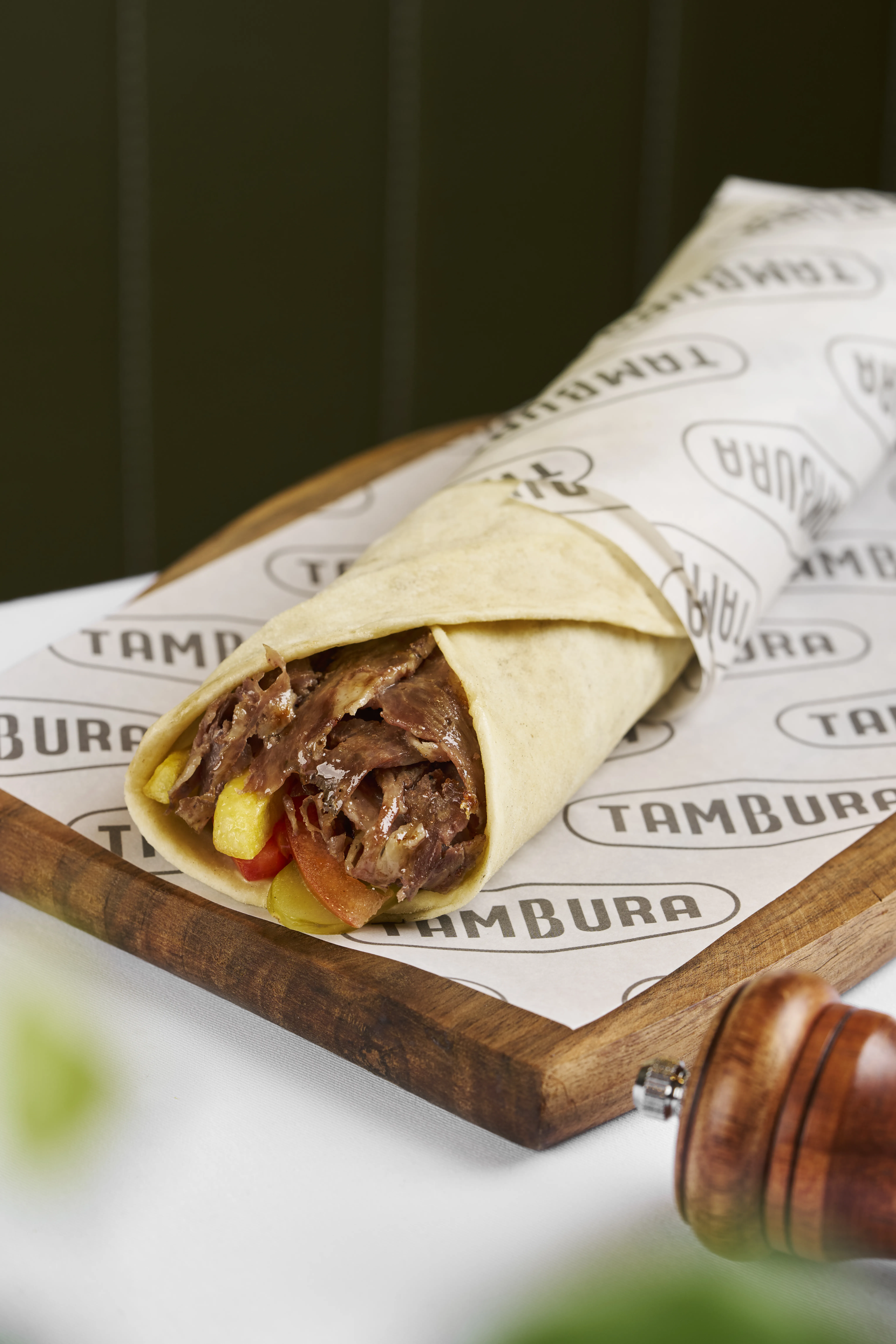 Şaurma Yarpaq Ət (çörək/lavaş) 120qr